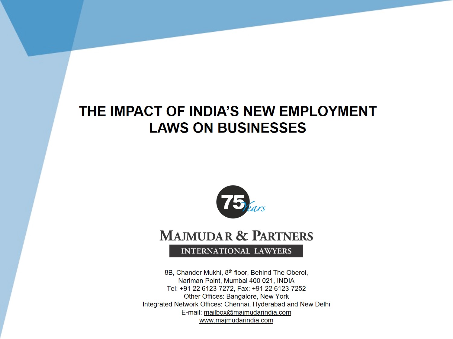 Impact of new employment laws on business